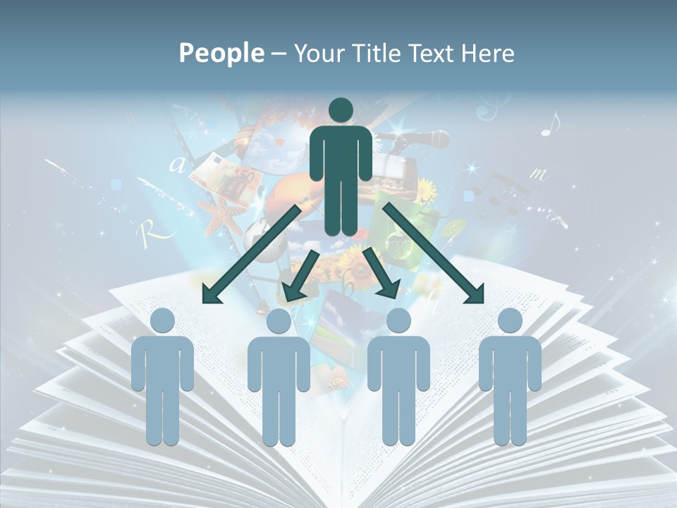 Picture Glowing Light PowerPoint Template