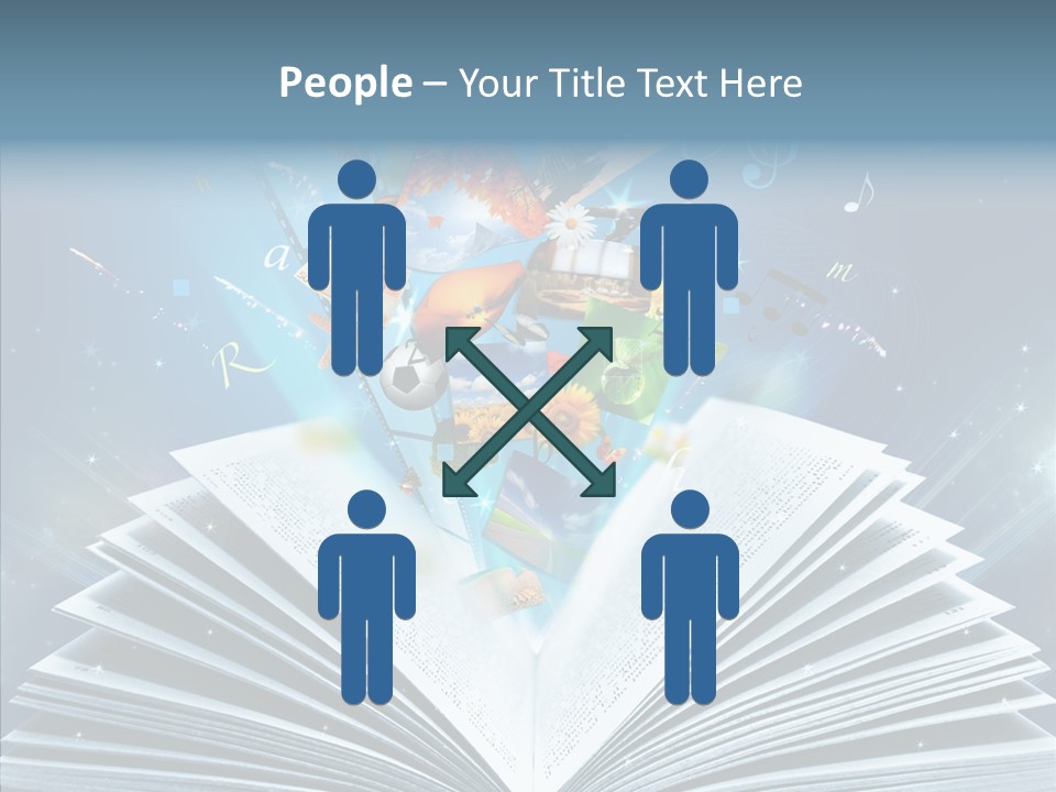 Picture Glowing Light PowerPoint Template