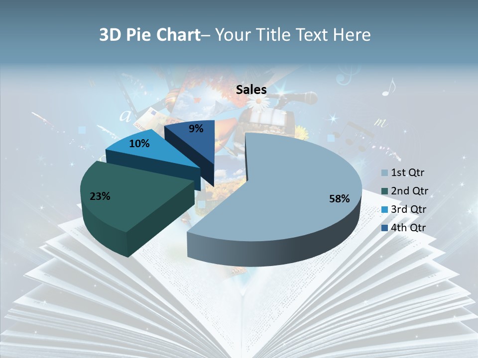 Picture Glowing Light PowerPoint Template