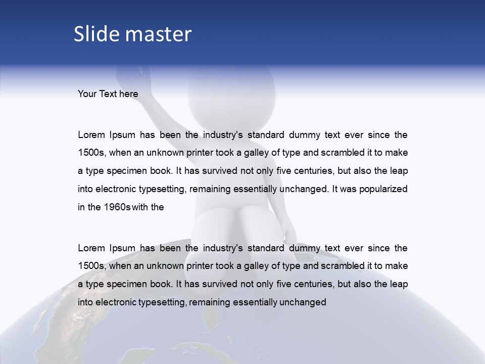 Male Design Global PowerPoint Template