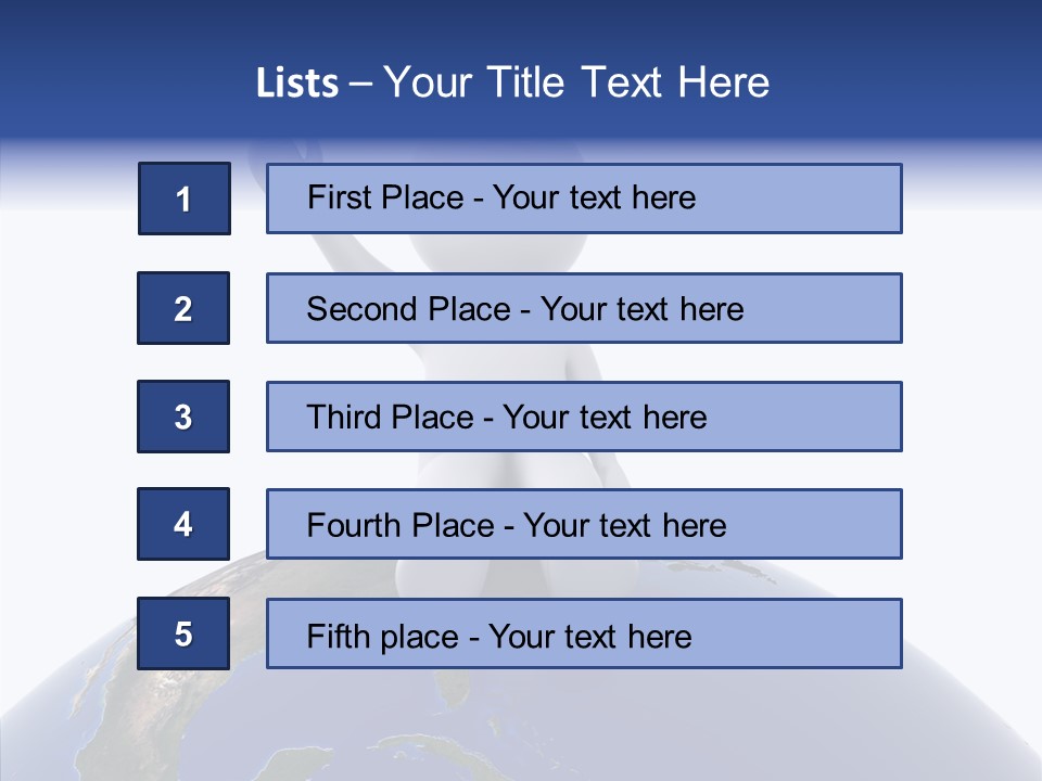 Male Design Global PowerPoint Template