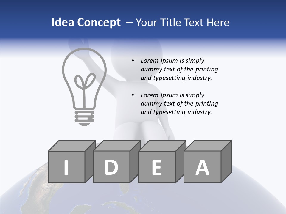 Male Design Global PowerPoint Template