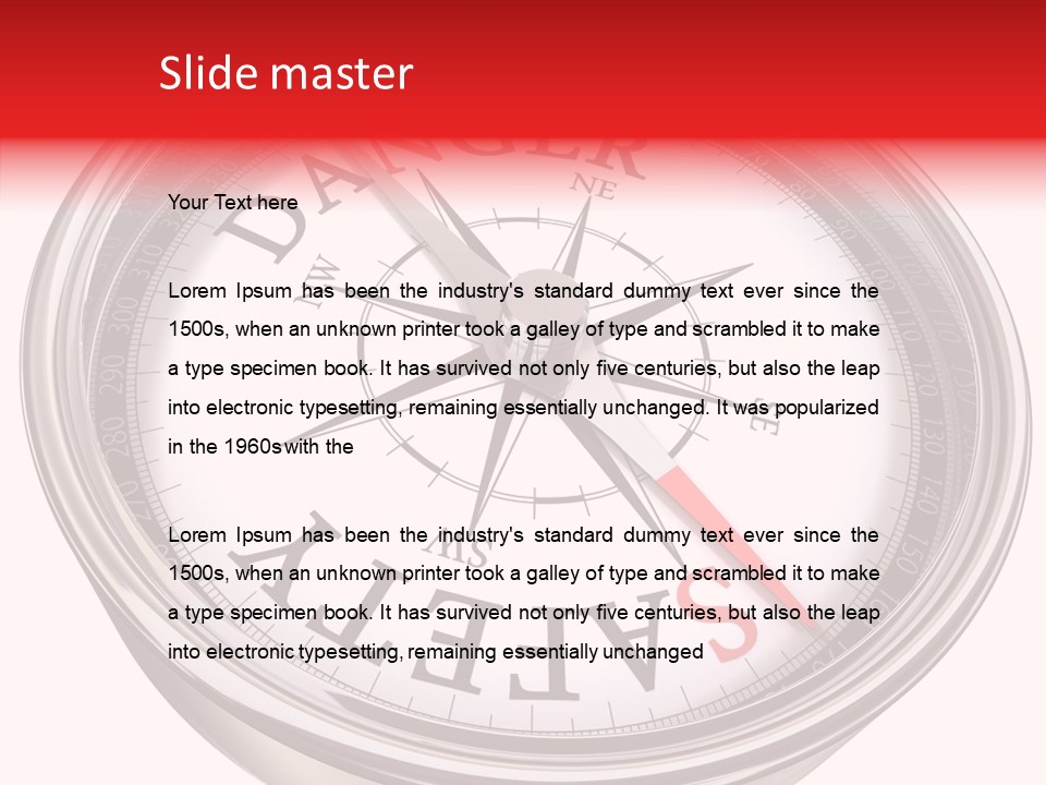 Security Danger Journey PowerPoint Template