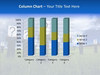 Stand Suit Grass PowerPoint Template