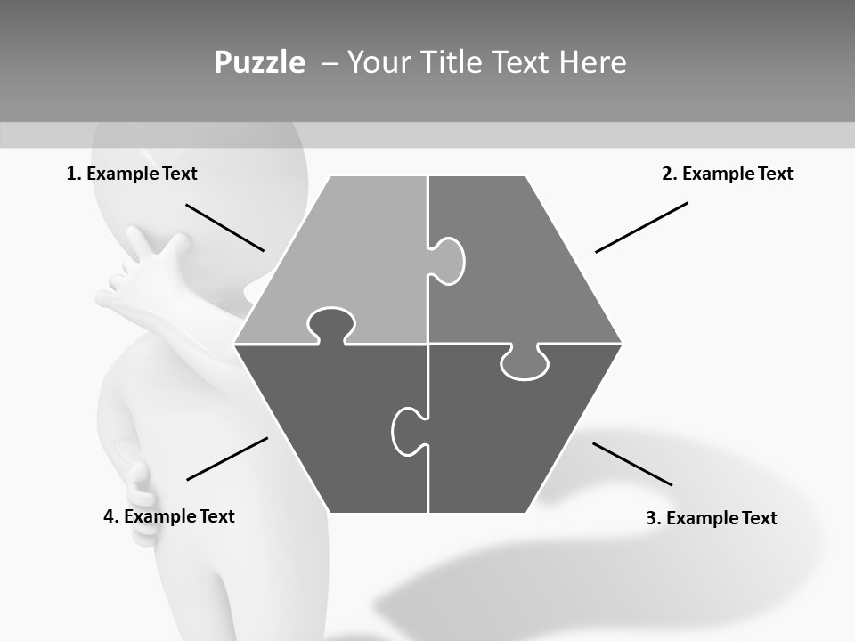 Illustration People Help PowerPoint Template