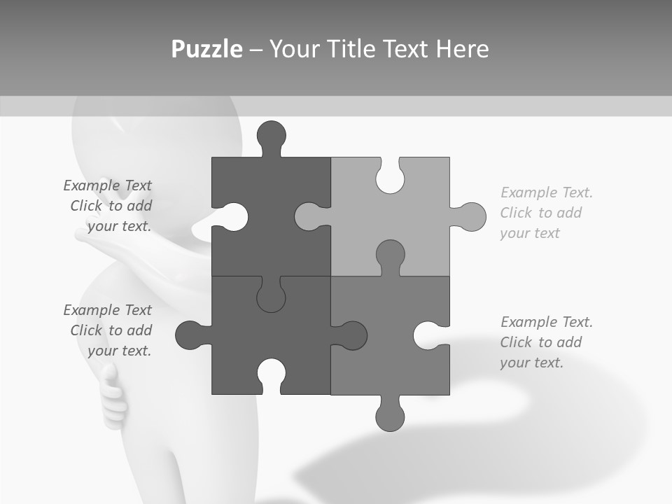 Illustration People Help PowerPoint Template