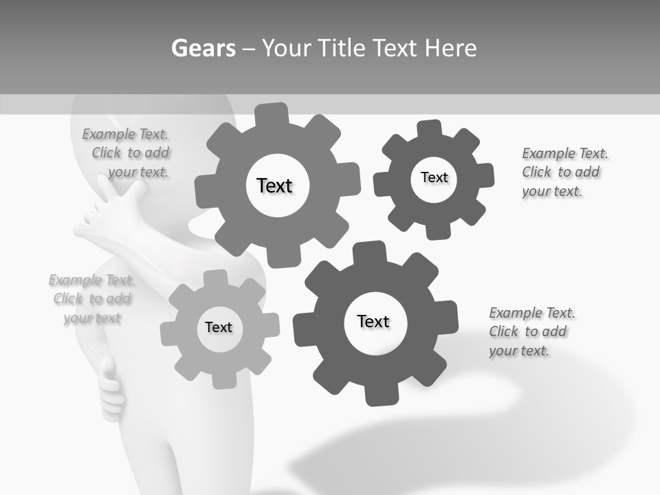 Illustration People Help PowerPoint Template