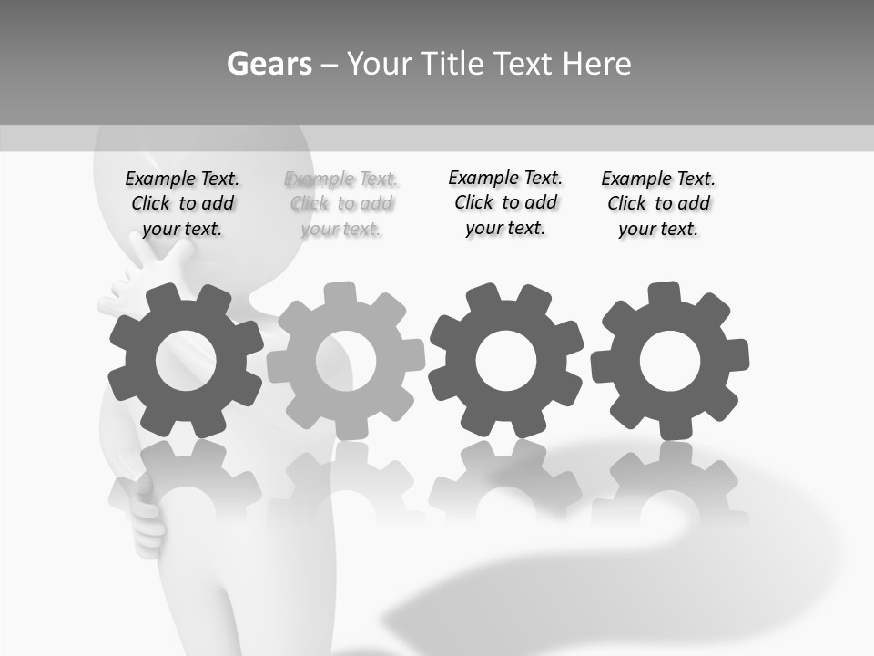 Illustration People Help PowerPoint Template