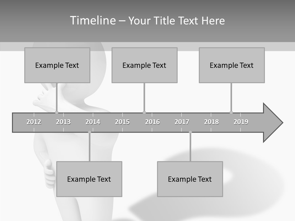Illustration People Help PowerPoint Template