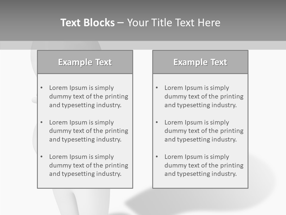 Illustration People Help PowerPoint Template