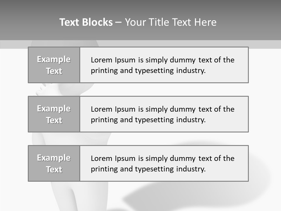 Illustration People Help PowerPoint Template