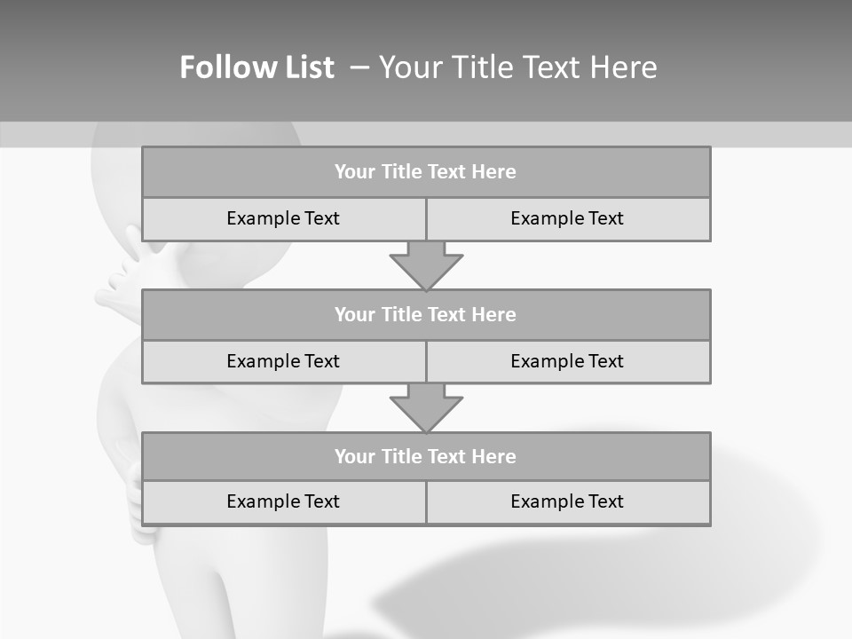Illustration People Help PowerPoint Template