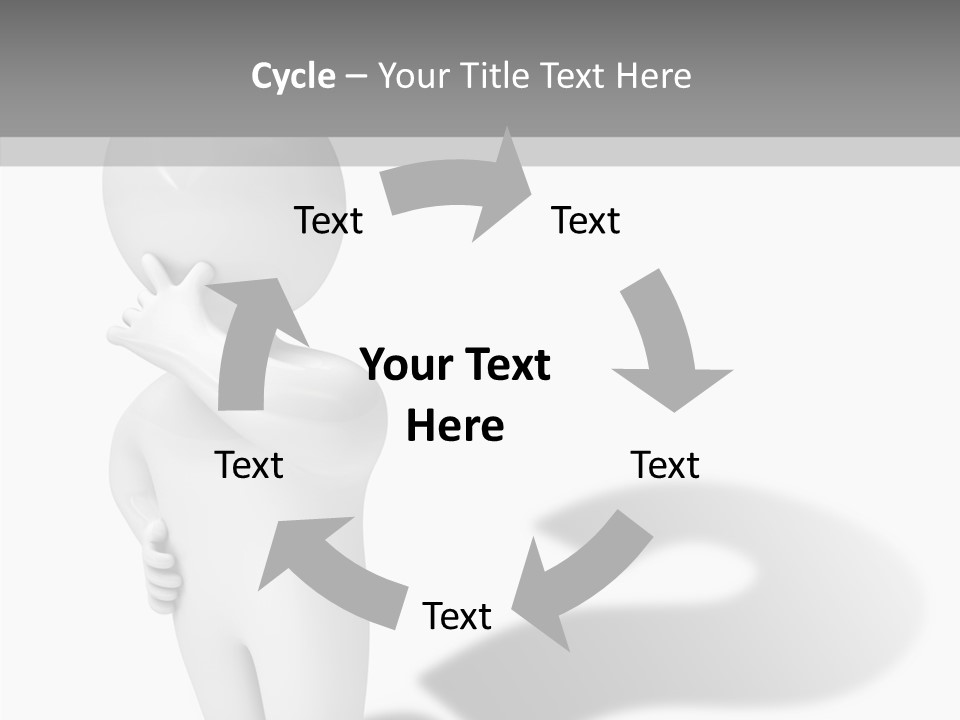 Illustration People Help PowerPoint Template