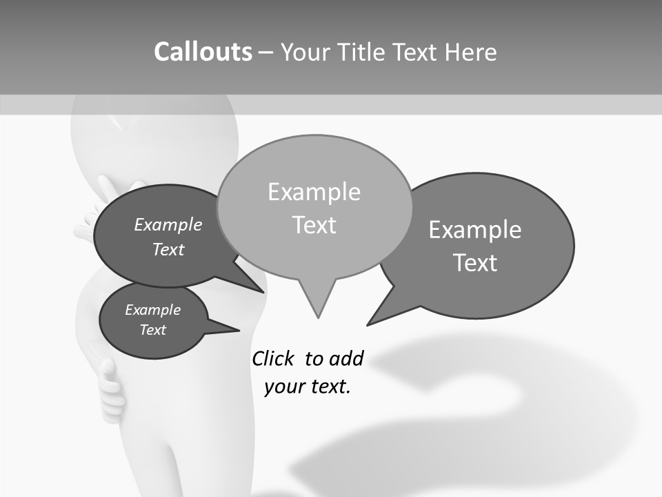 Illustration People Help PowerPoint Template