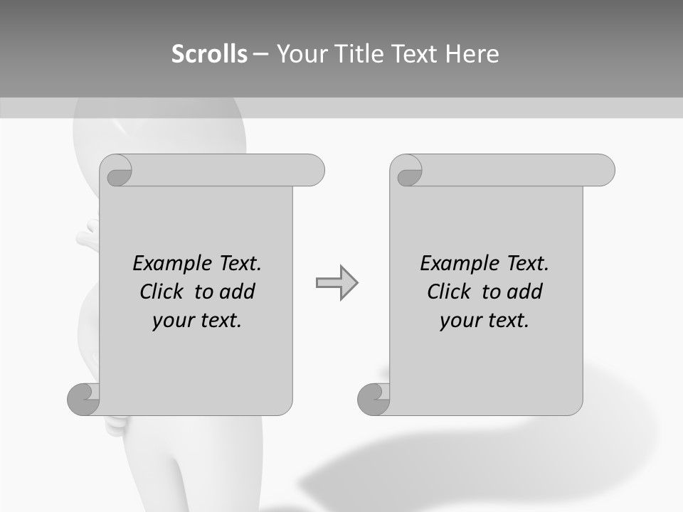 Illustration People Help PowerPoint Template