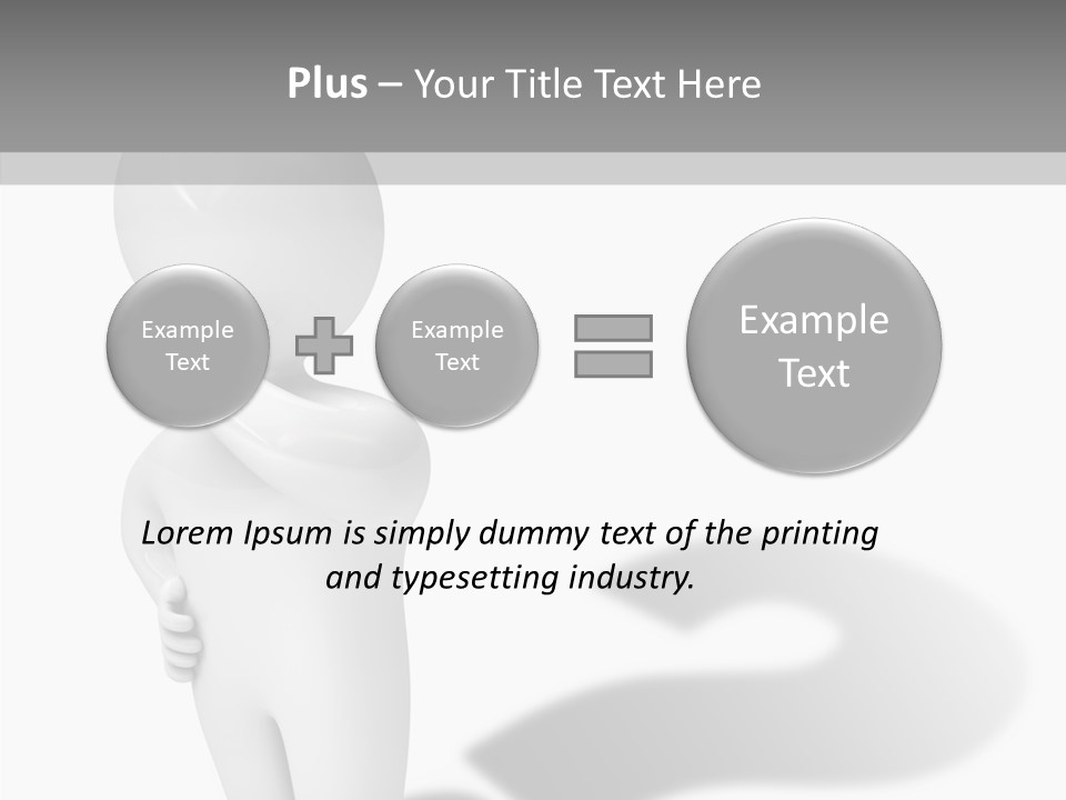 Illustration People Help PowerPoint Template
