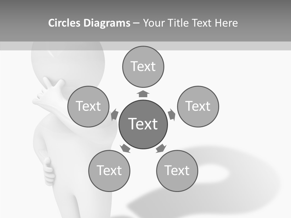 Illustration People Help PowerPoint Template