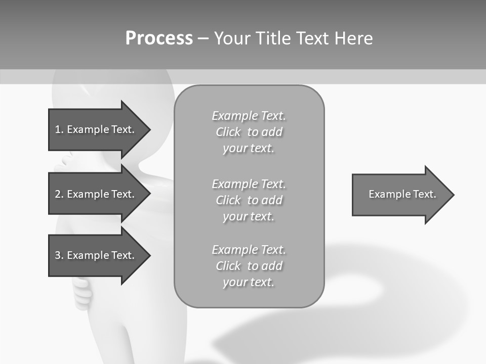 Illustration People Help PowerPoint Template