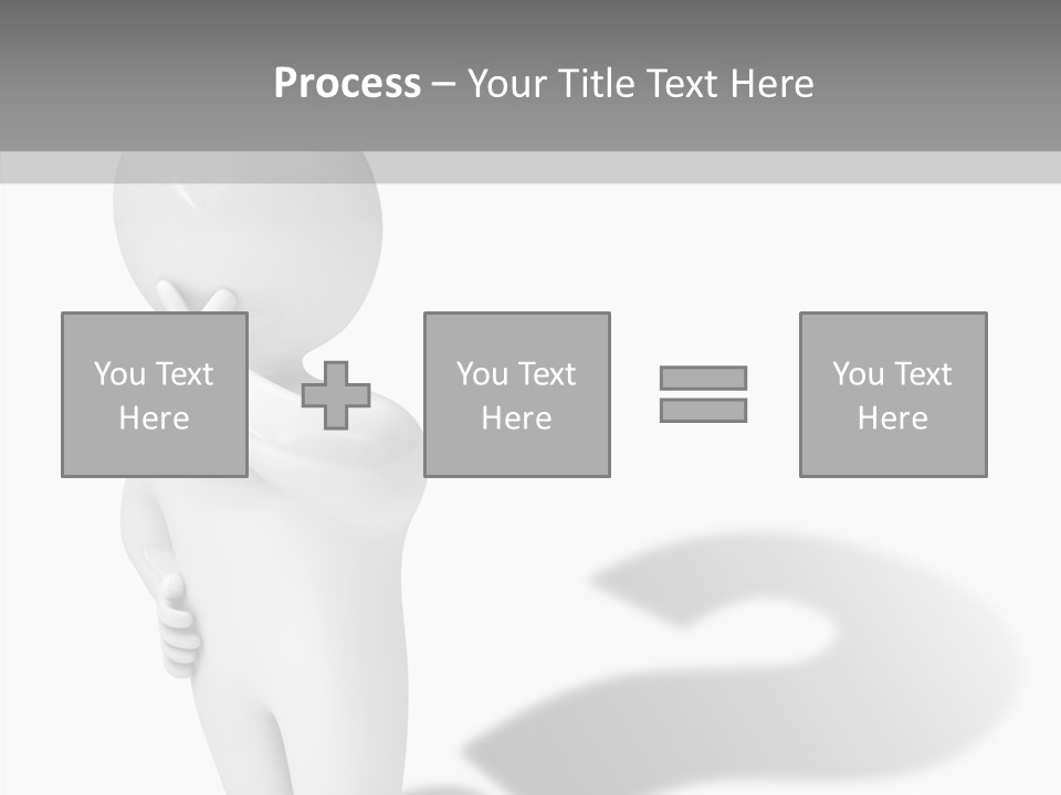 Illustration People Help PowerPoint Template