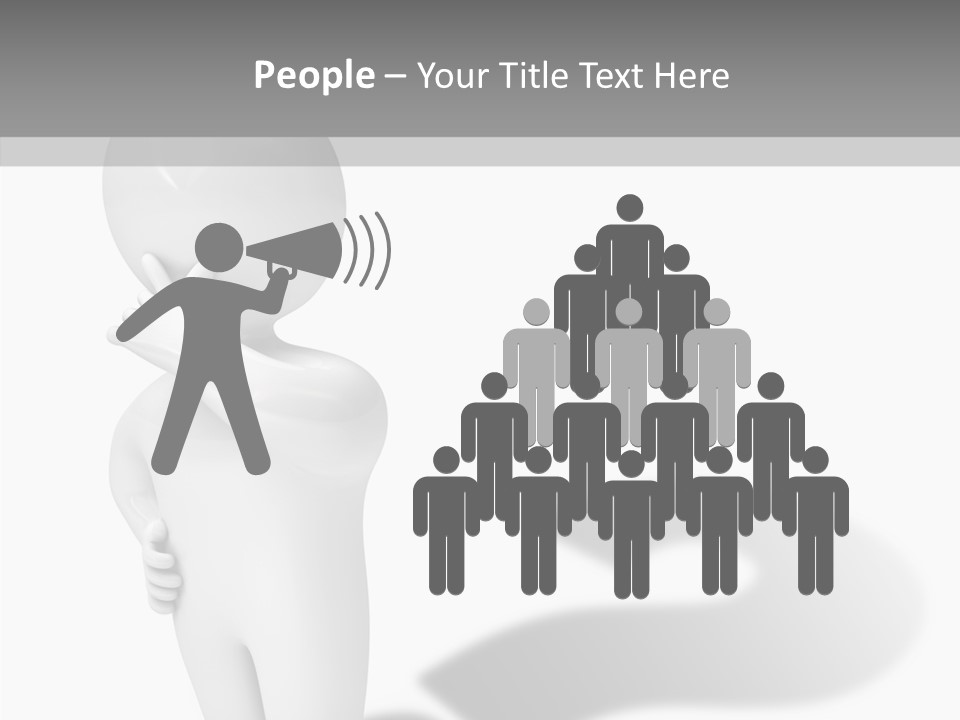 Illustration People Help PowerPoint Template