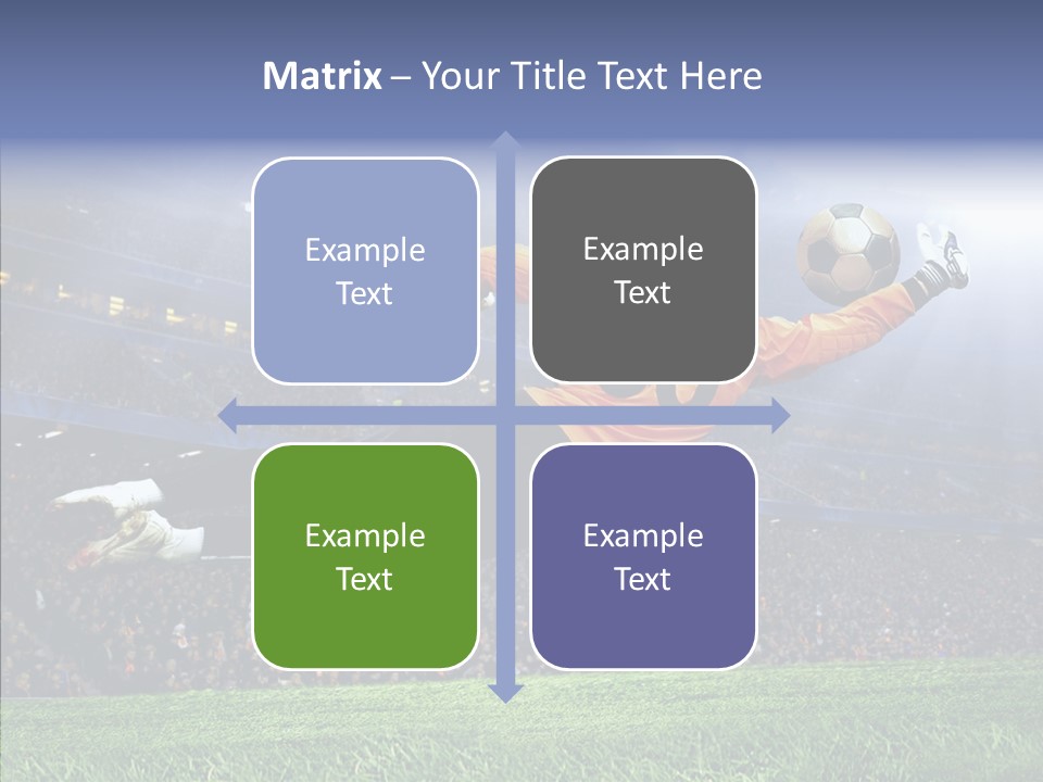Jump Gate Soccer PowerPoint Template