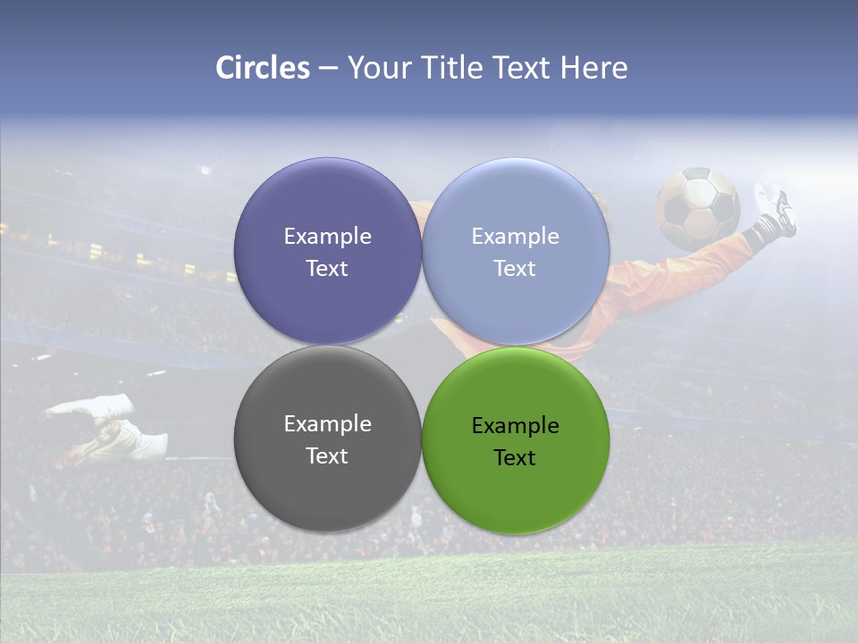 Jump Gate Soccer PowerPoint Template