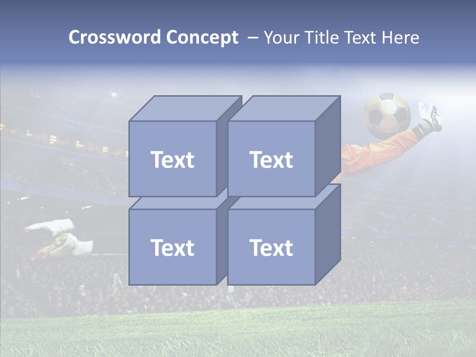 Jump Gate Soccer PowerPoint Template