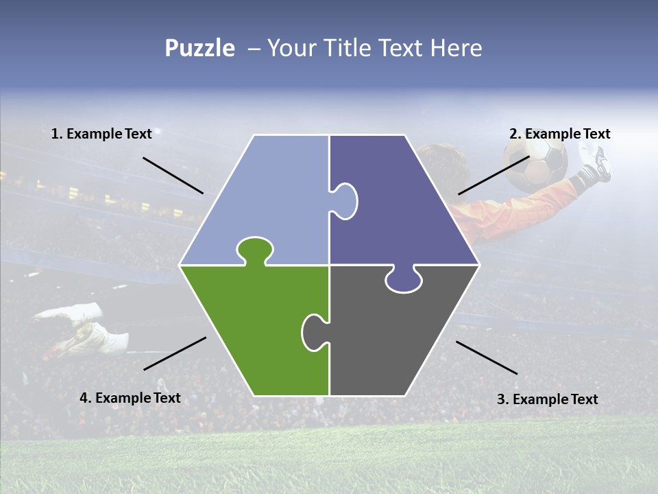 Jump Gate Soccer PowerPoint Template