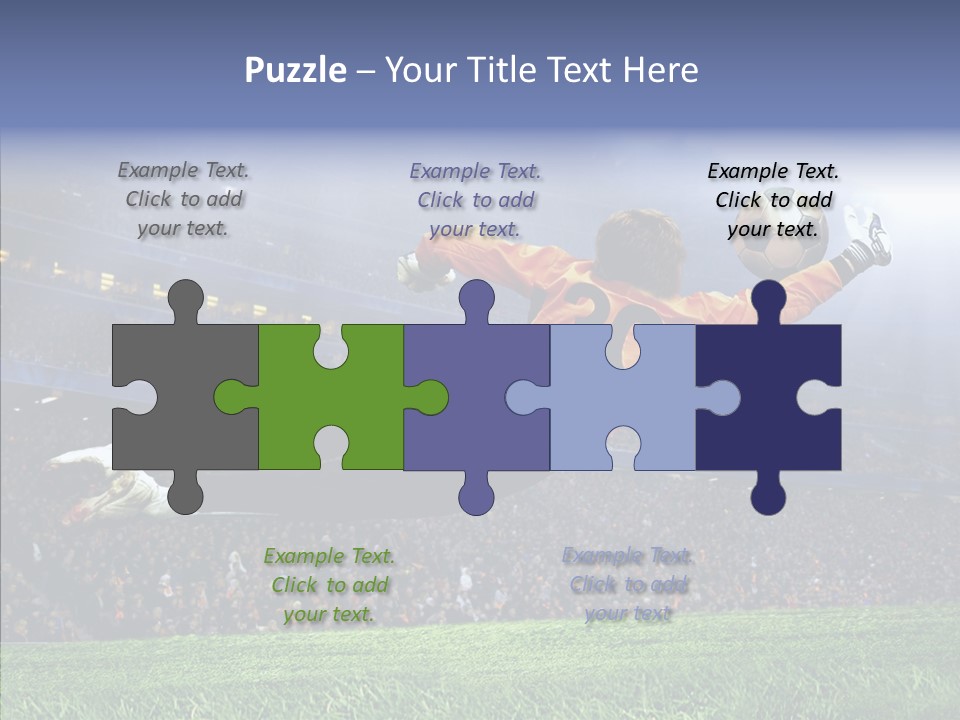 Jump Gate Soccer PowerPoint Template
