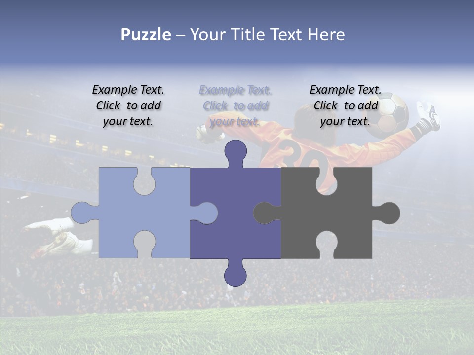 Jump Gate Soccer PowerPoint Template