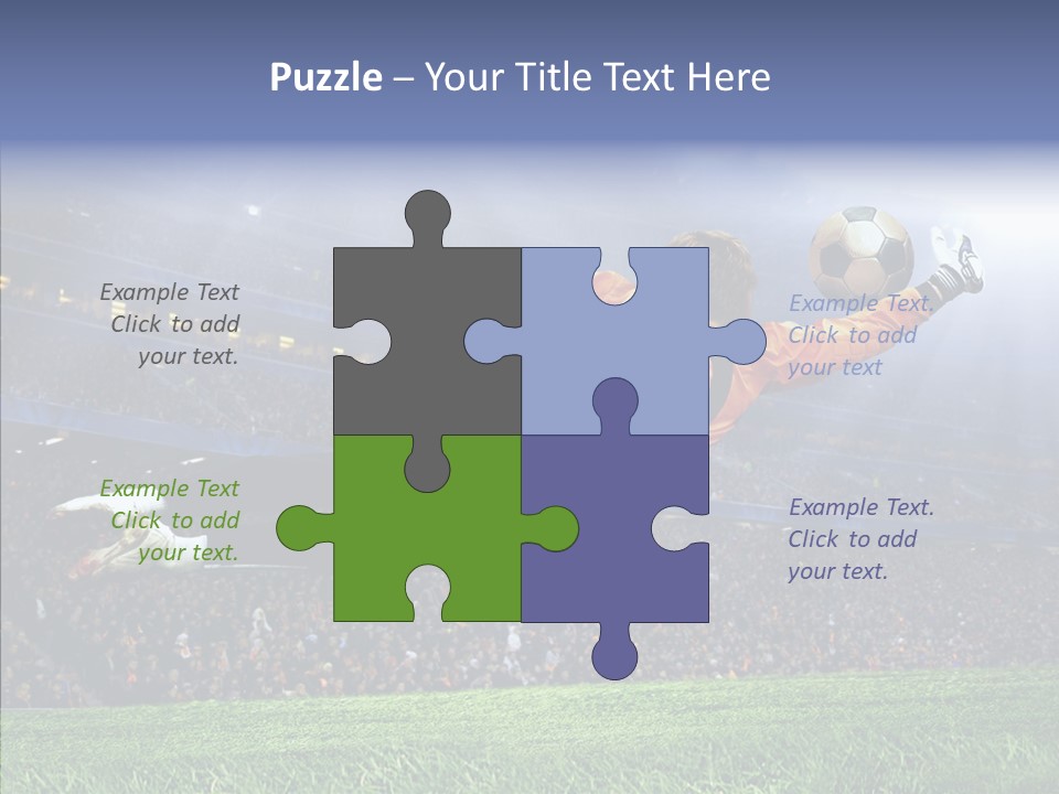 Jump Gate Soccer PowerPoint Template