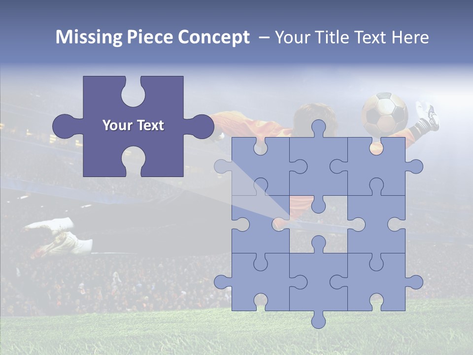 Jump Gate Soccer PowerPoint Template