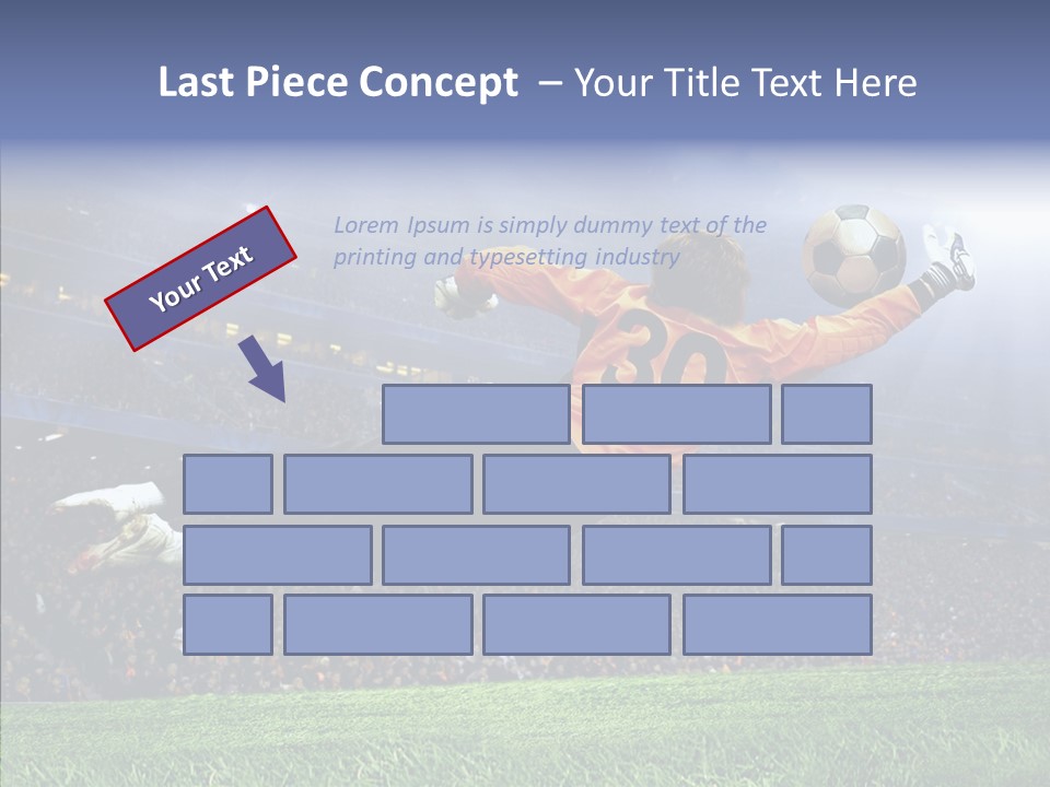 Jump Gate Soccer PowerPoint Template