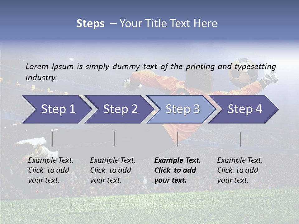 Jump Gate Soccer PowerPoint Template