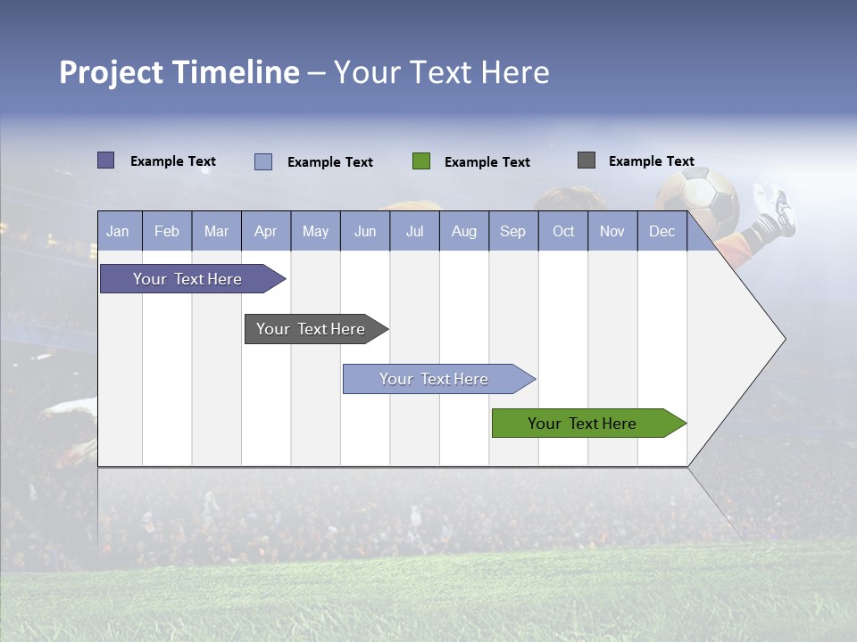 Jump Gate Soccer PowerPoint Template