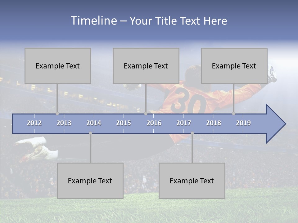 Jump Gate Soccer PowerPoint Template