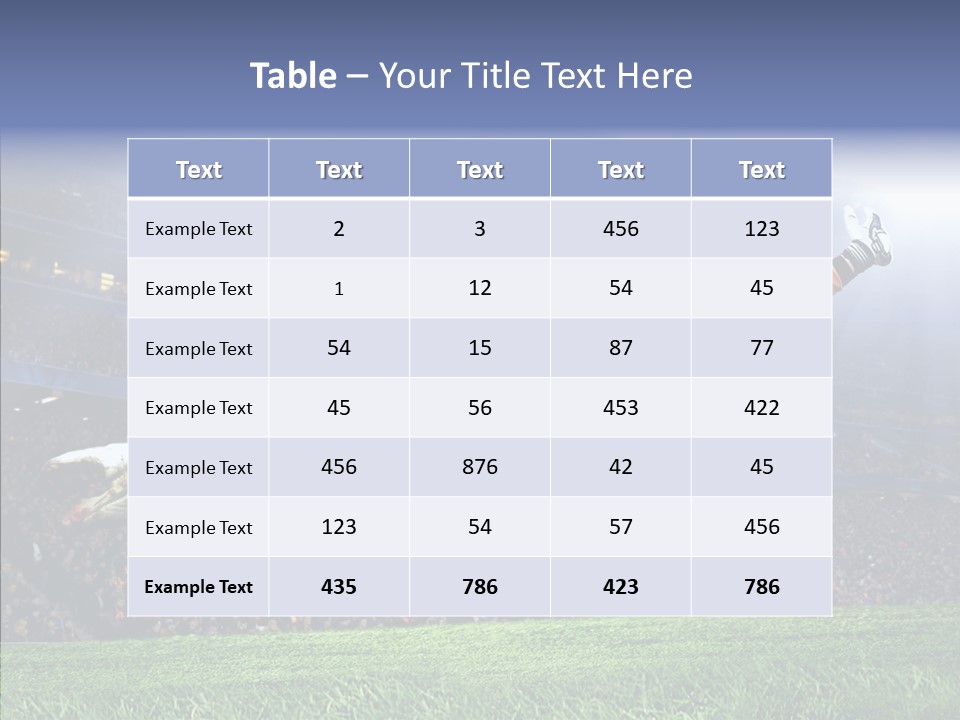 Jump Gate Soccer PowerPoint Template