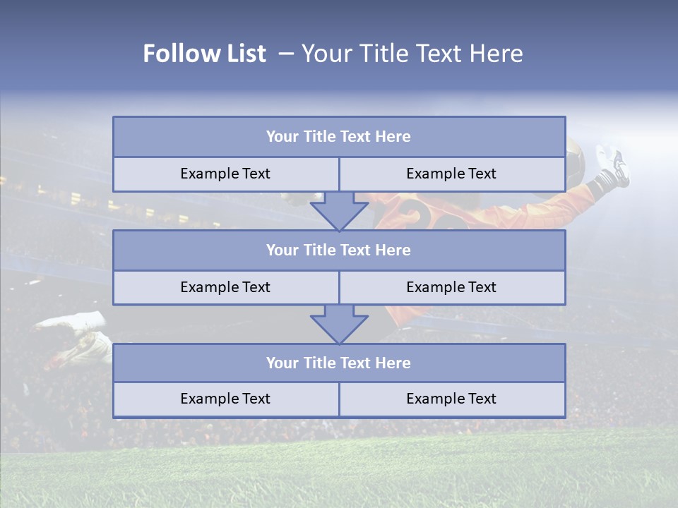 Jump Gate Soccer PowerPoint Template