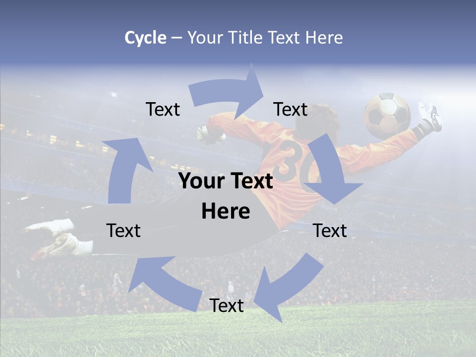 Jump Gate Soccer PowerPoint Template
