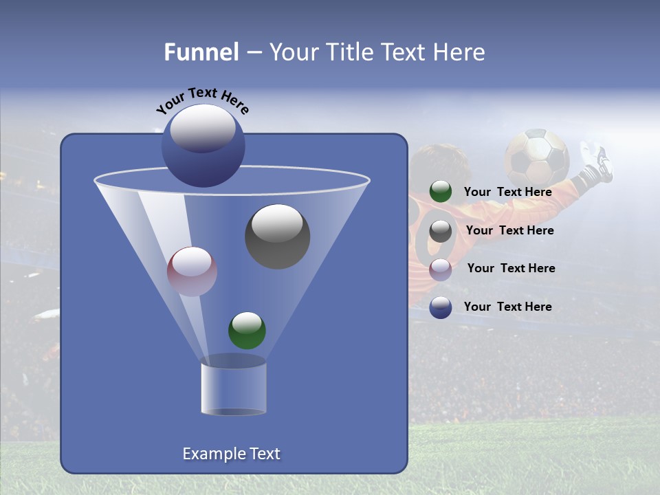 Jump Gate Soccer PowerPoint Template