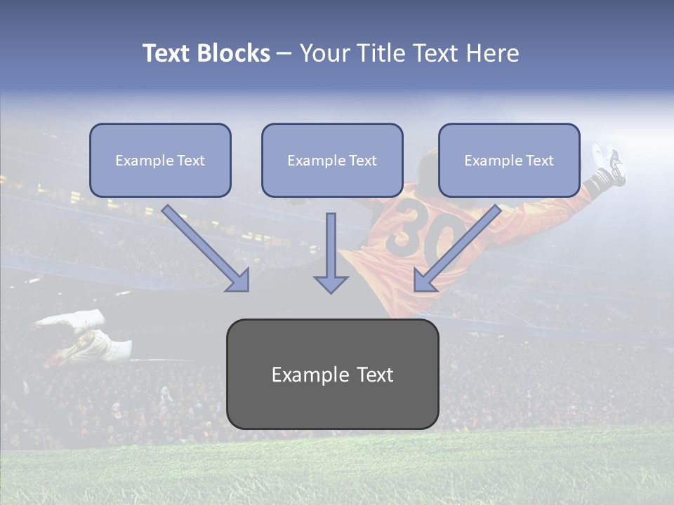 Jump Gate Soccer PowerPoint Template
