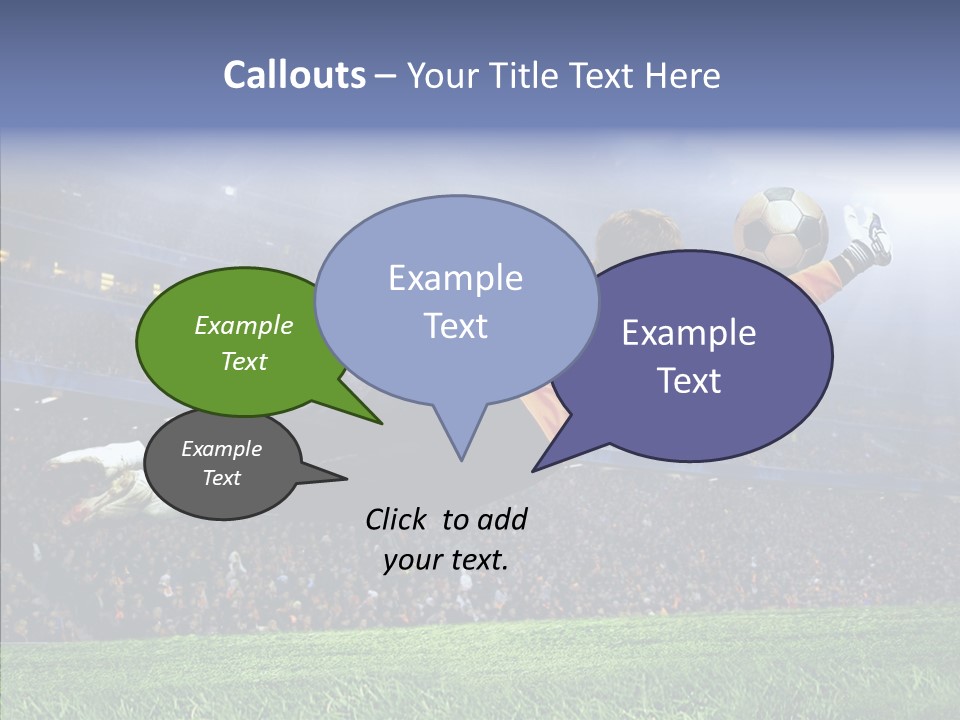 Jump Gate Soccer PowerPoint Template
