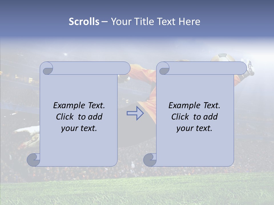 Jump Gate Soccer PowerPoint Template