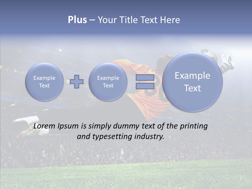 Jump Gate Soccer PowerPoint Template
