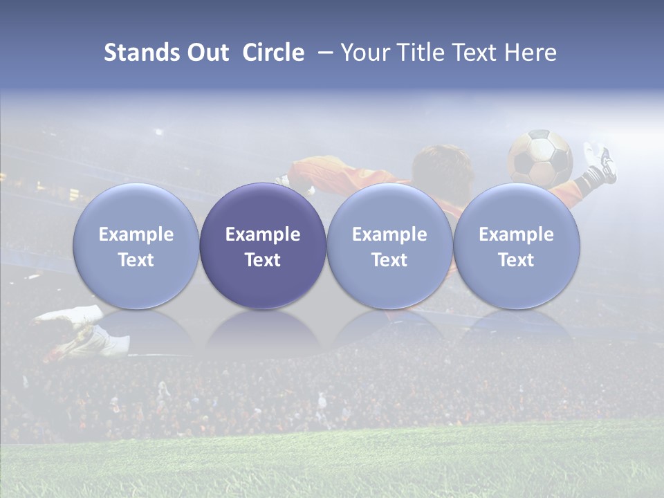 Jump Gate Soccer PowerPoint Template