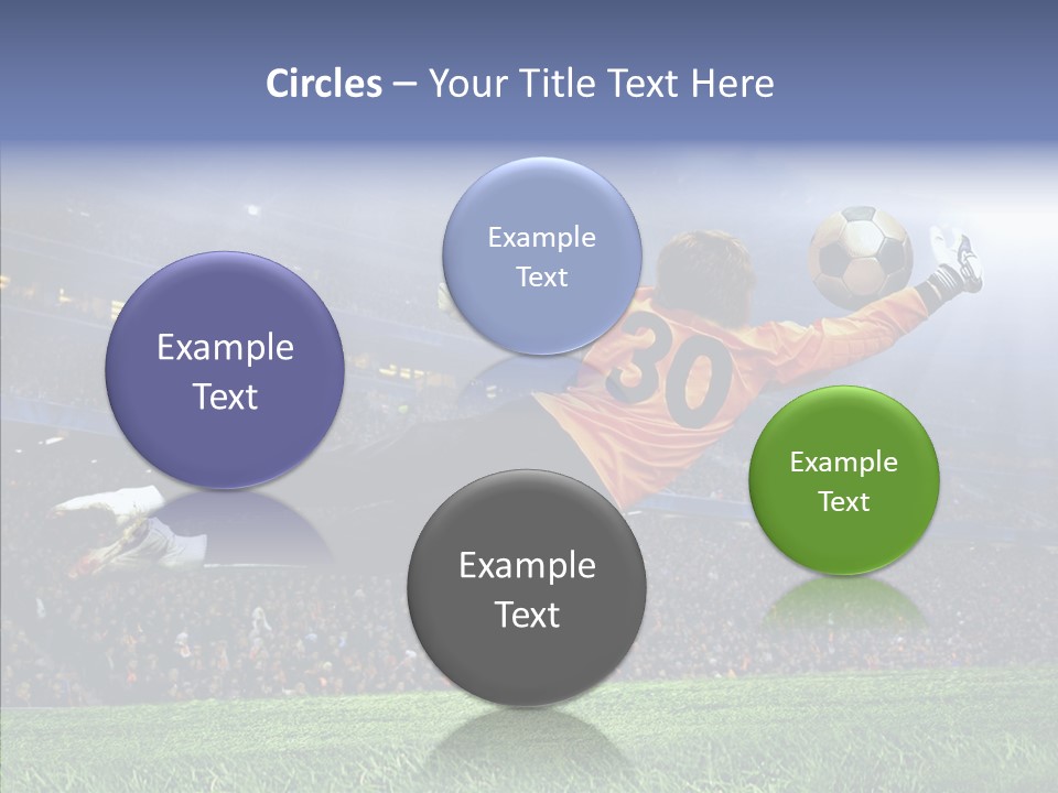 Jump Gate Soccer PowerPoint Template