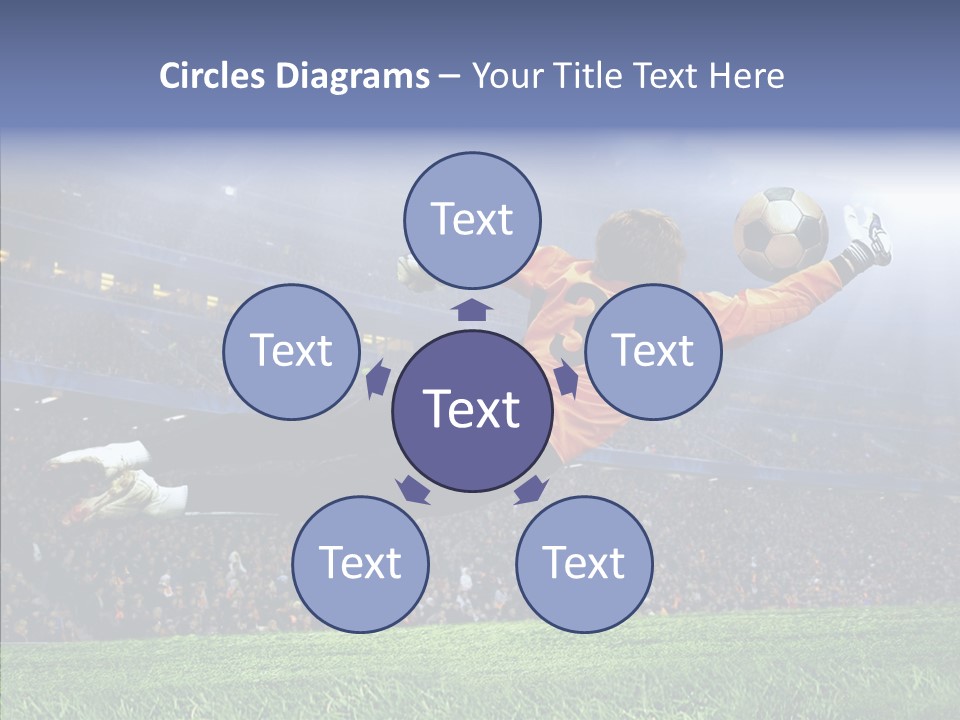 Jump Gate Soccer PowerPoint Template