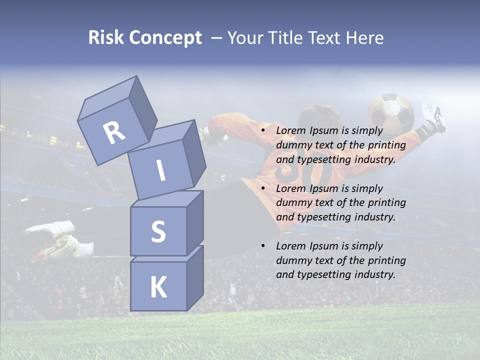 Jump Gate Soccer PowerPoint Template