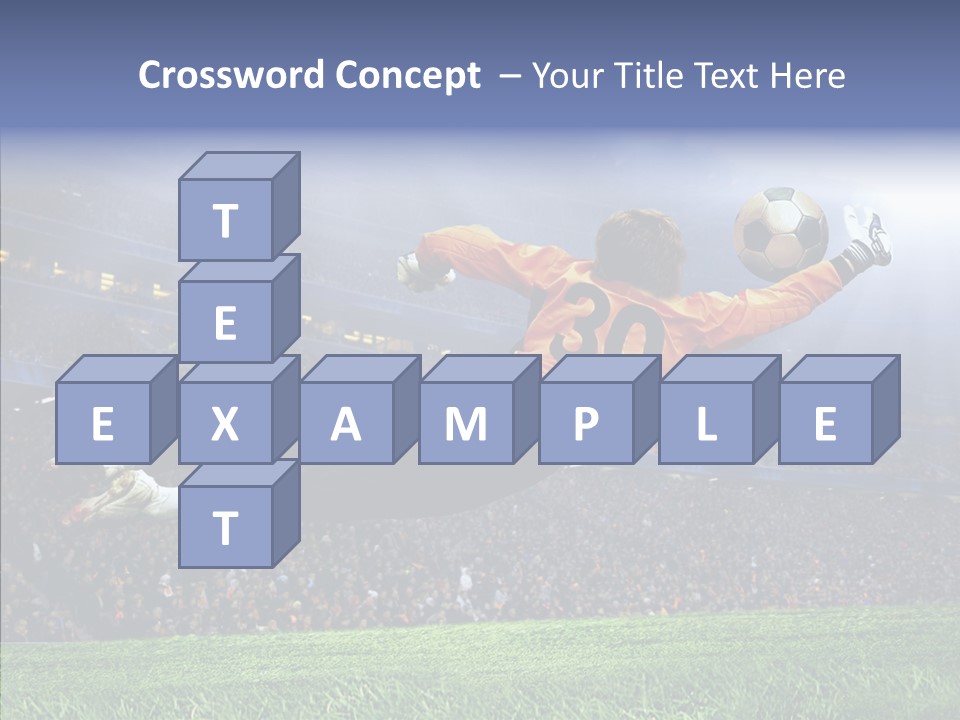 Jump Gate Soccer PowerPoint Template