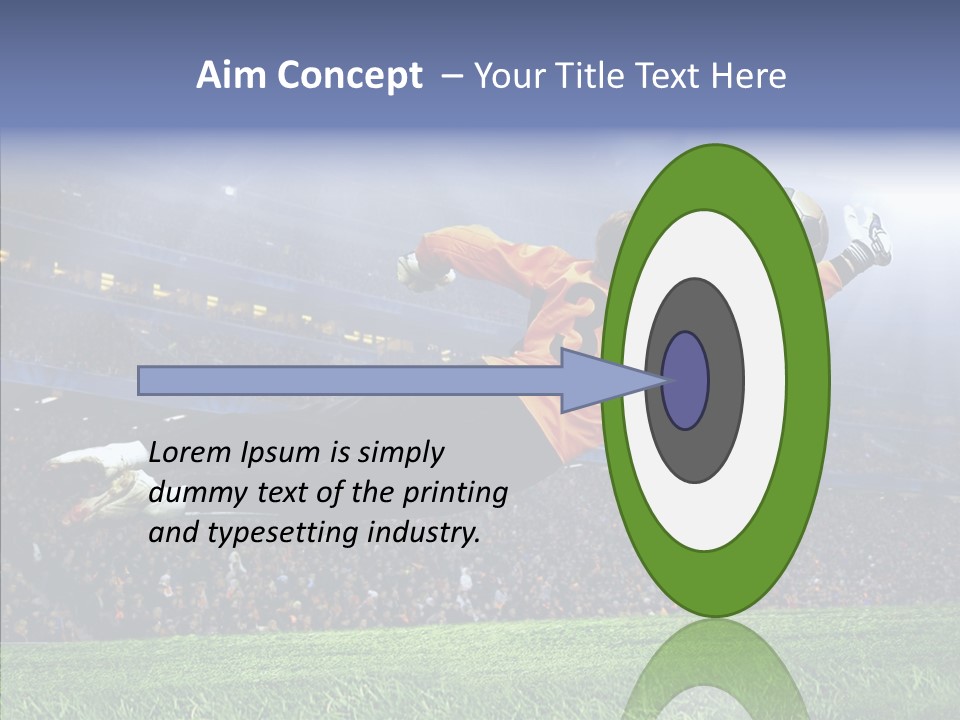 Jump Gate Soccer PowerPoint Template